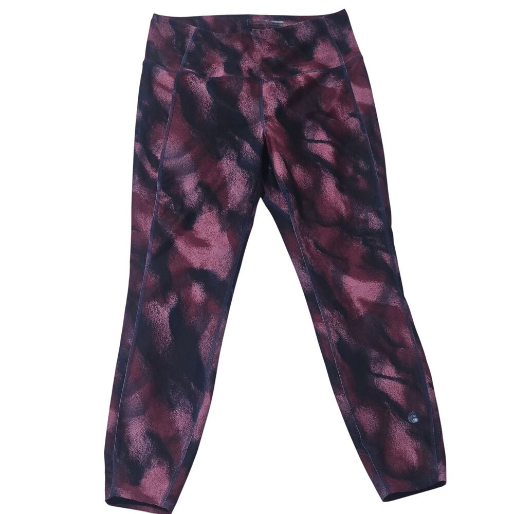 LL Bean Women's High-Rise 7/8 Print Leggings Intensity Multicolor Blossom Size M